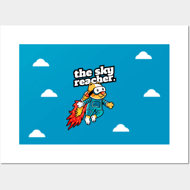 " The Sky Reacher ?" Wall Art by Mandila